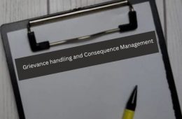 Grievance handling and Consequence Management